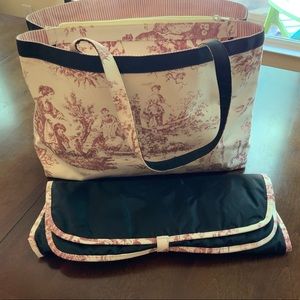Very rare...Baby Gap toile diaper bag